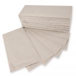 Falthandtuchpapier naturweiss, 1-lagig, Z-Falzung, 5000 Blatt