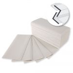 Falthandtuchpapier hochweiß, 2-lagig, V-Falzung 3200 Blatt