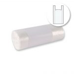 MÜLLBEUTEL 25l mit Griff, transparent 100 Stk. á Rolle