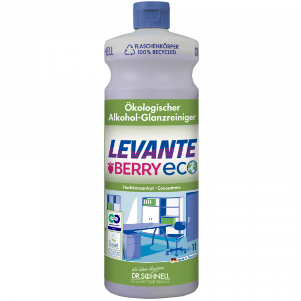 DR. SCHNELL Levante Berry Eco ökologischer Alkohol-Glanzreiniger 1L