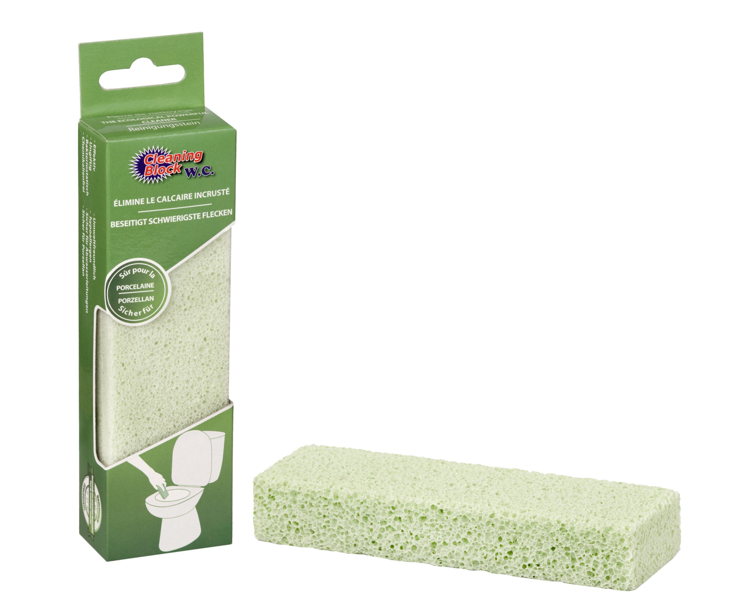 CLEANING BLOCK Kalk- & Urinsteinentferner grün
