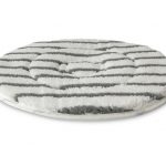 Mikrofaserpad 16" weiss/grau für die Tiefenreinigung von Böden