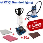 CLEANTRACK Exzentermaschine & Nasssauger inkl. 20 Pads