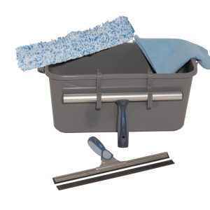 LEWI Fensterreinigungs-Set – Profi Komplettset für Glasreinigung