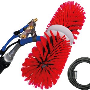 LEWI Rotaqleen Solarreinigungssystem – 2×20 cm rotierende Bürsten