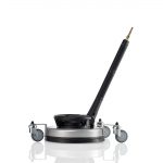 KRÄNZLE Round Cleaner Ufo Edelstahl Bodenwäscher 350mm mit Räder