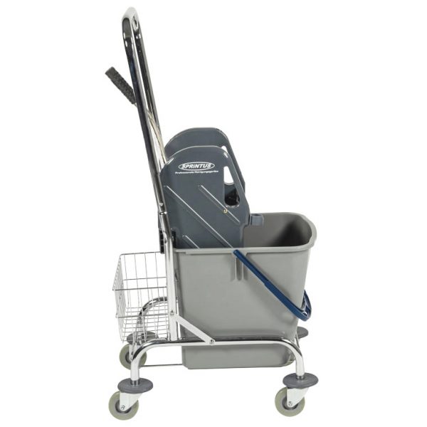 SPRINTUS Einfachfahreimer Chrom 17 Liter Eimer