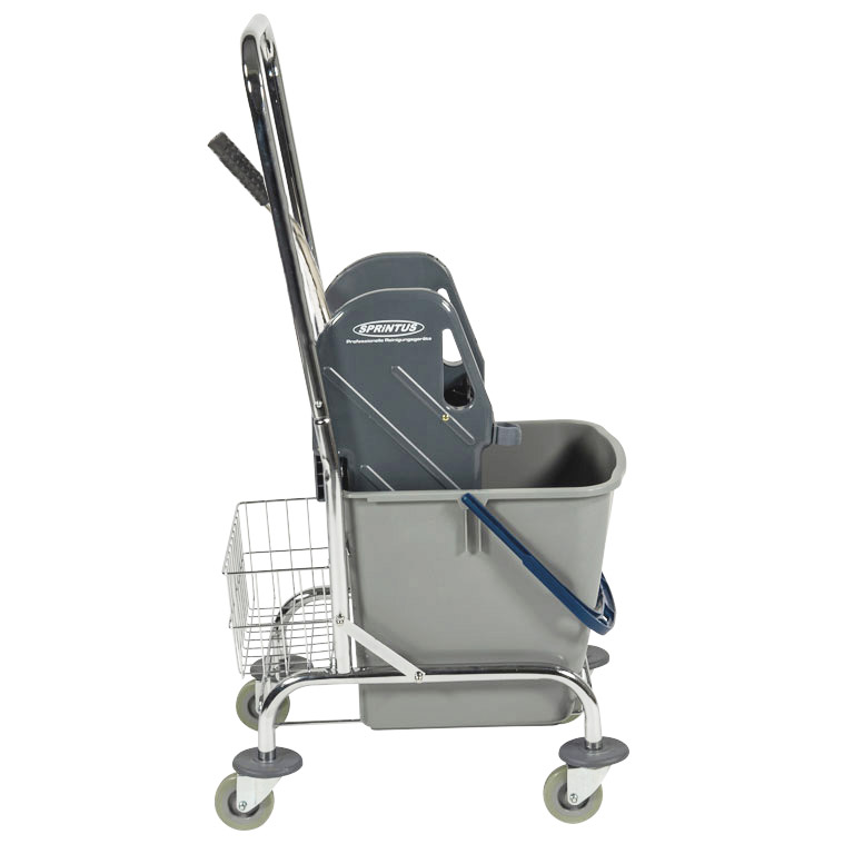 SPRINTUS Einfachfahreimer Chrom 17 Liter Eimer