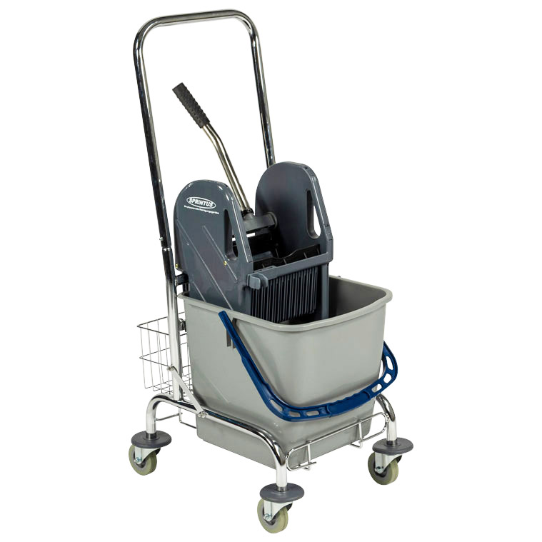 SPRINTUS Einfachfahreimer Chrom 17 Liter Eimer – Bild 2