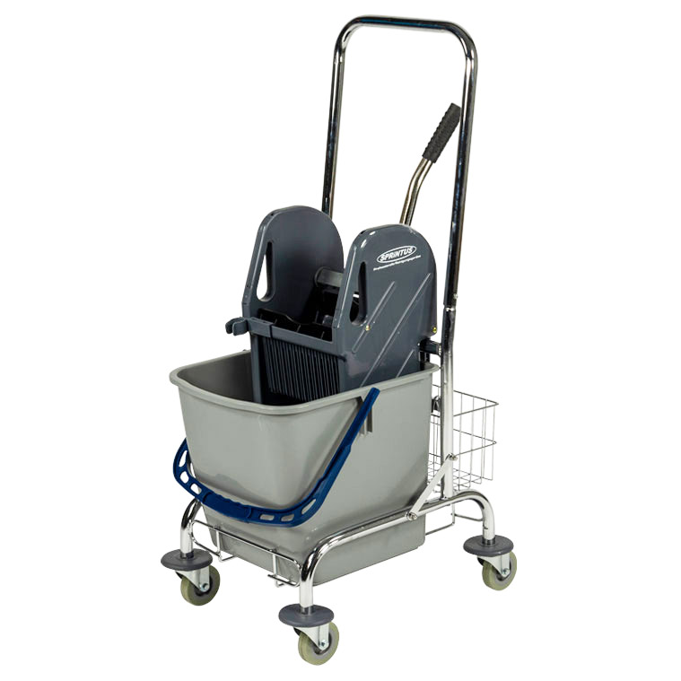 SPRINTUS Einfachfahreimer Chrom 17 Liter Eimer – Bild 4