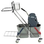 SPRINTUS Doppelfahreimer Chrom Pro 2x 17 Liter Eimer