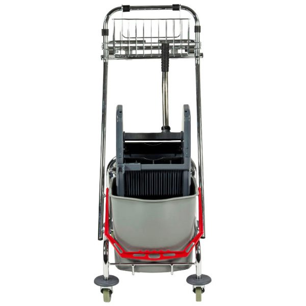SPRINTUS Doppelfahreimer Chrom Pro 2x 17 Liter Eimer – Bild 4