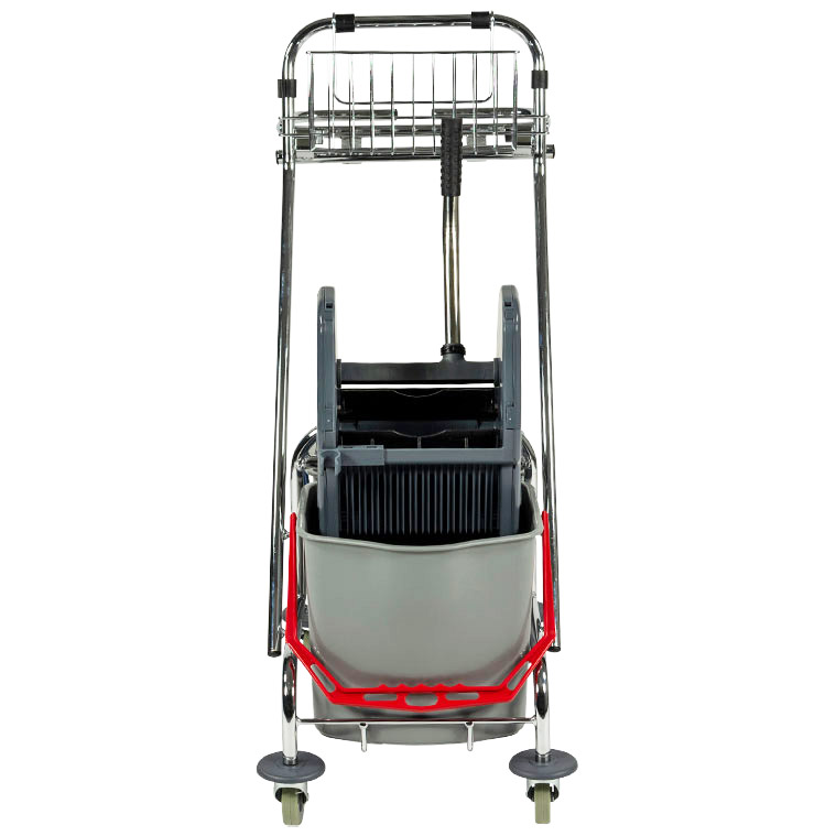 SPRINTUS Doppelfahreimer Chrom Pro 2x 17 Liter Eimer – Bild 4