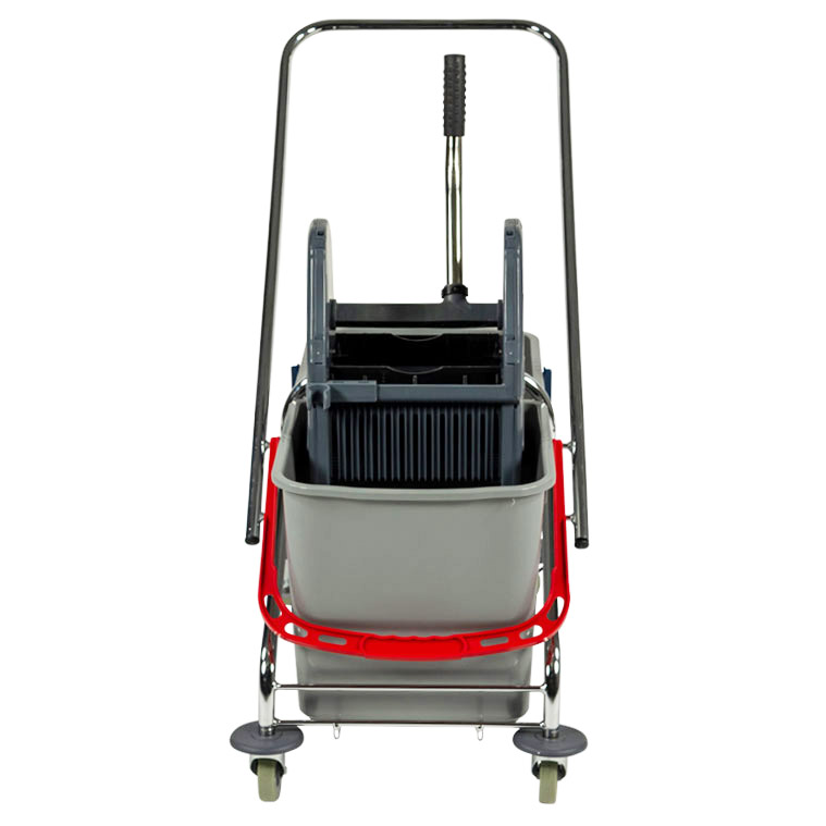 SPRINTUS Doppelfahreimer Chrom 2x 17 Liter Eimer – Bild 3