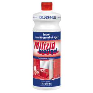 DR. SCHNELL Milizid Kraftgel saurer Sanitärgrundreiniger 1L