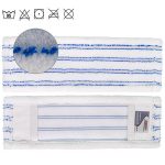 SPRINTUS Mikrofasermopp Wischbezug Premium weiß/blau 50cm