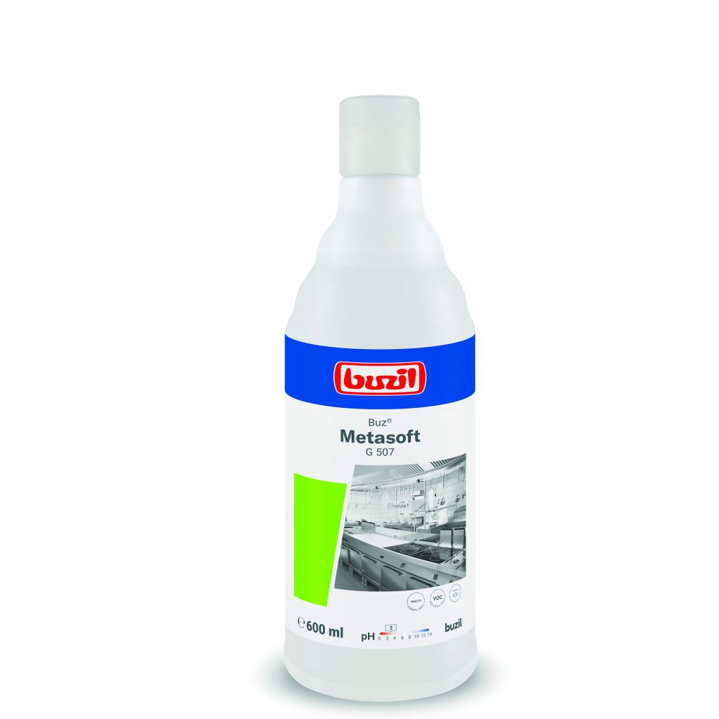 G507 BUZIL G507 Metasoft Edelstahlreiniger 600 ml - Cleanproof Reingungsbedarf