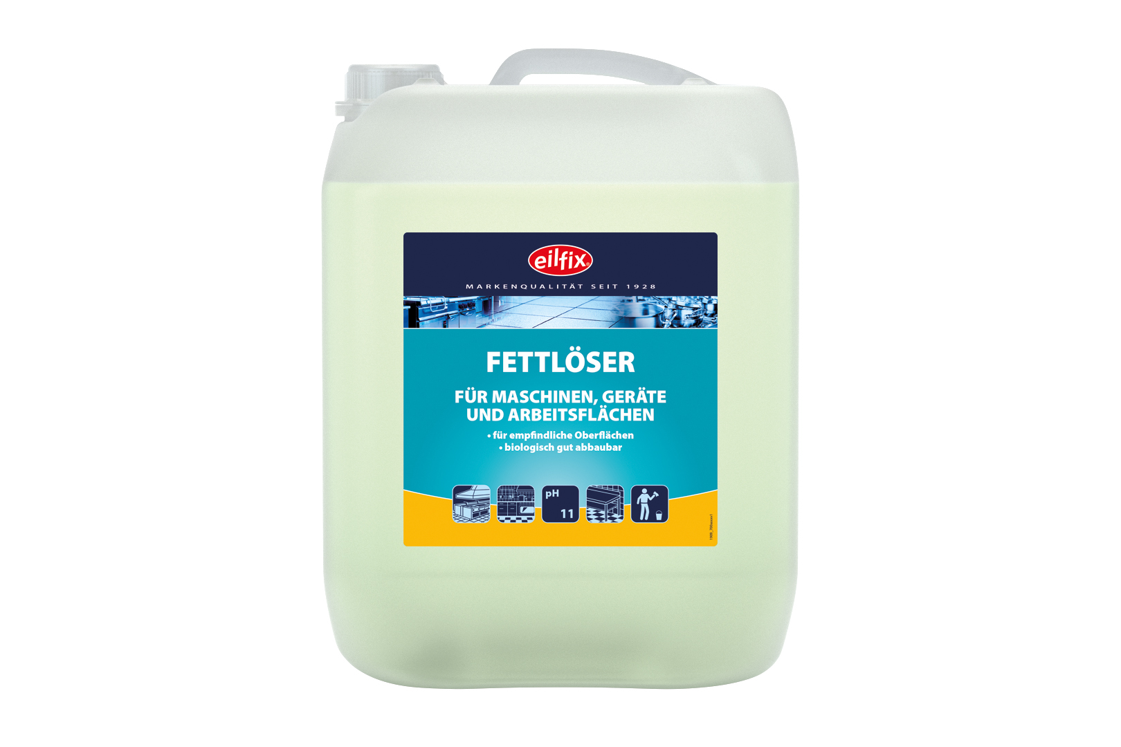 EILFIX Fett-Ex Fettlöser 10 L – Profi-Fettlöser für Küche & Industrie