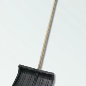 Kunststoffschneeschieber 50 cm – mit Stahlkante & D-Griff