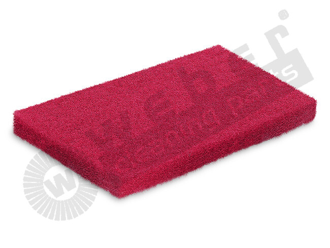 JANEX Superpad Rot 480 x 335 mm - Reinigungspad eckig