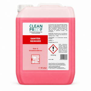 CLEANPROOF Sanitär-Duftreiniger 10 L – Sanitärreiniger für Sanitärbereiche