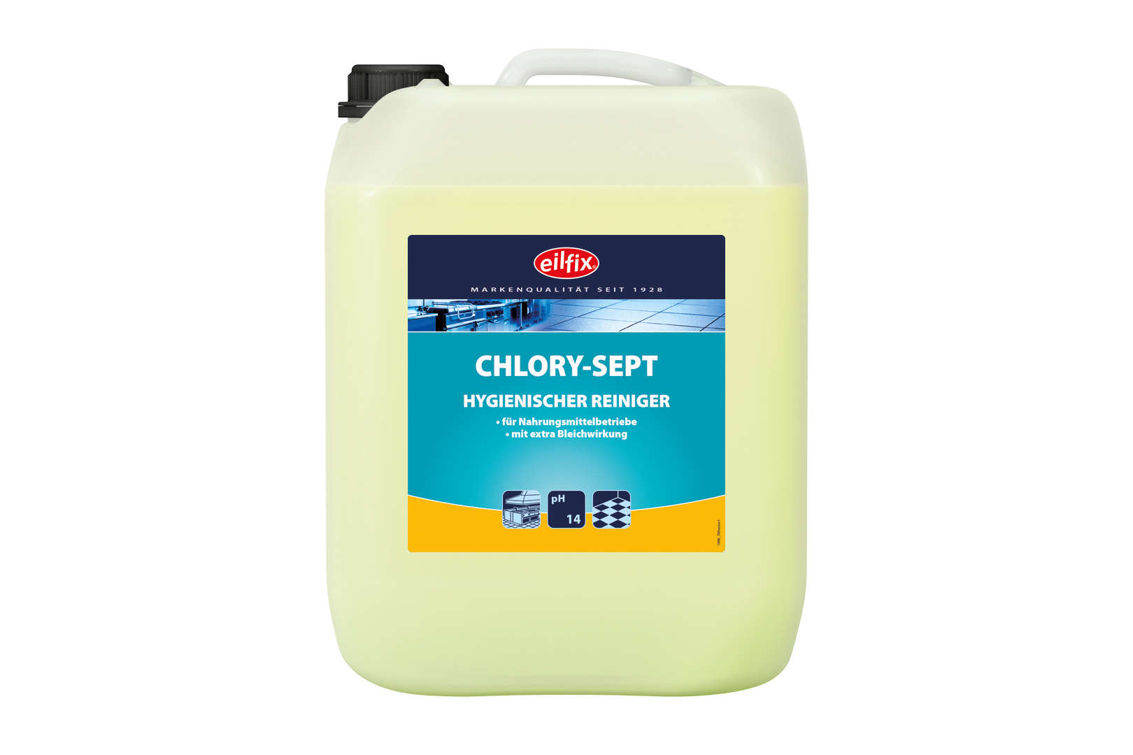 EILFIX Chlory-Sept Hygienischer Reiniger 10 L - Chloraktiver Profi-Reiniger