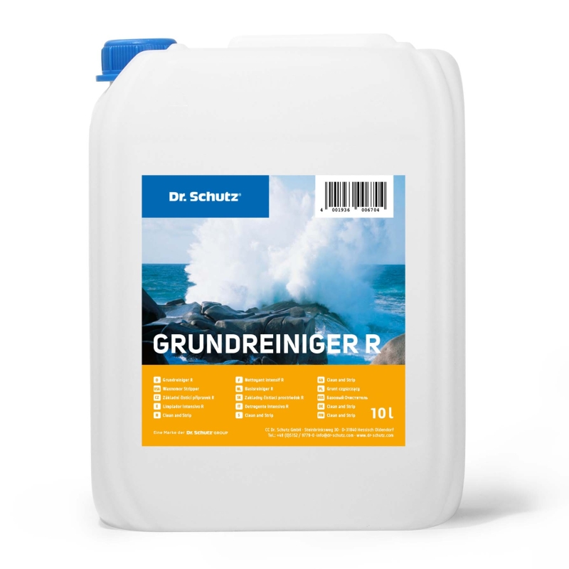 DR. SCHUTZ Grundreiniger R 10 L - Professioneller Grundreiniger für Bodenbeläge