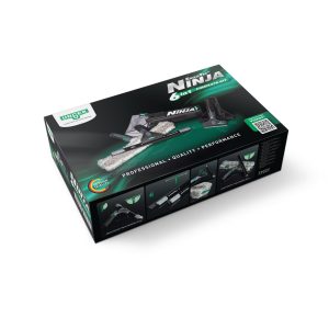 UNGER Ninja Complete Kit 6 in 1 Schaber & Holster - Profi-Glasschaber Set